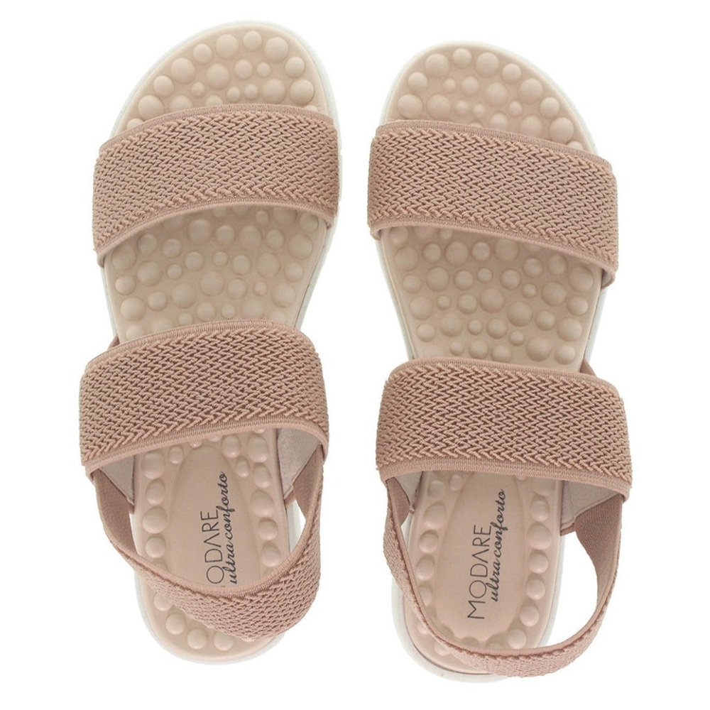 Modare Ultra-comfort insole cushion
nude color flatform sandals. Sz. 8